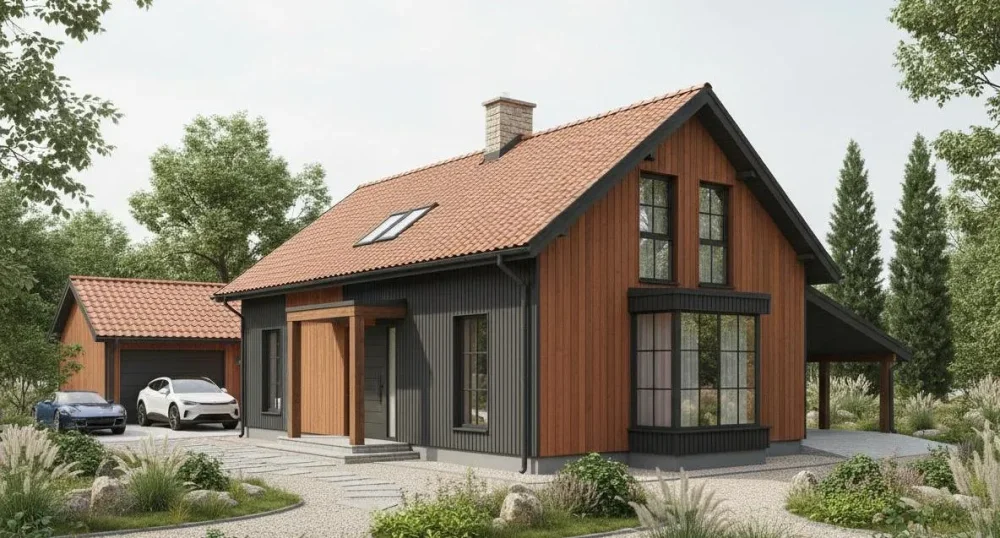 Проект Двухэтажный дом 10 на 14, 194 м2