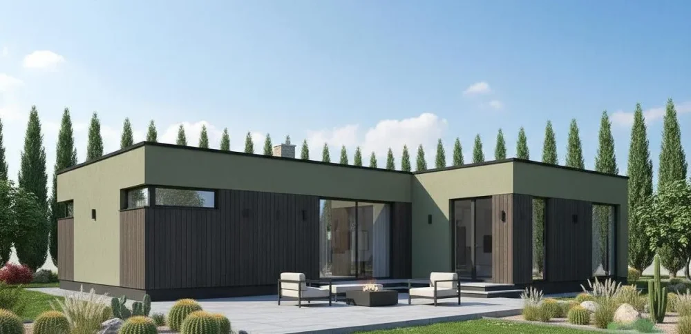 Проект Одноэтажный дом 12 на 10, 95 м2