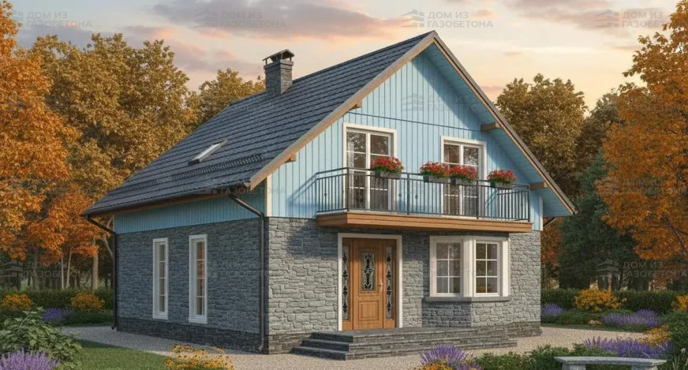 Проект Двухэтажный дом 9 на 11, 166 м2