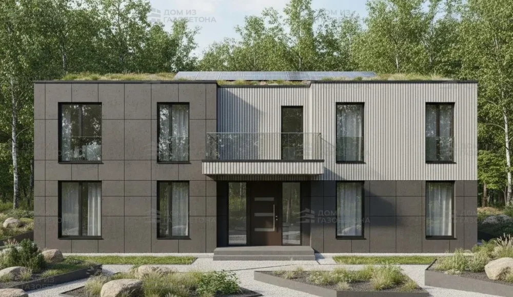 Проект Двухэтажный дом 12 на 17, 116 м2