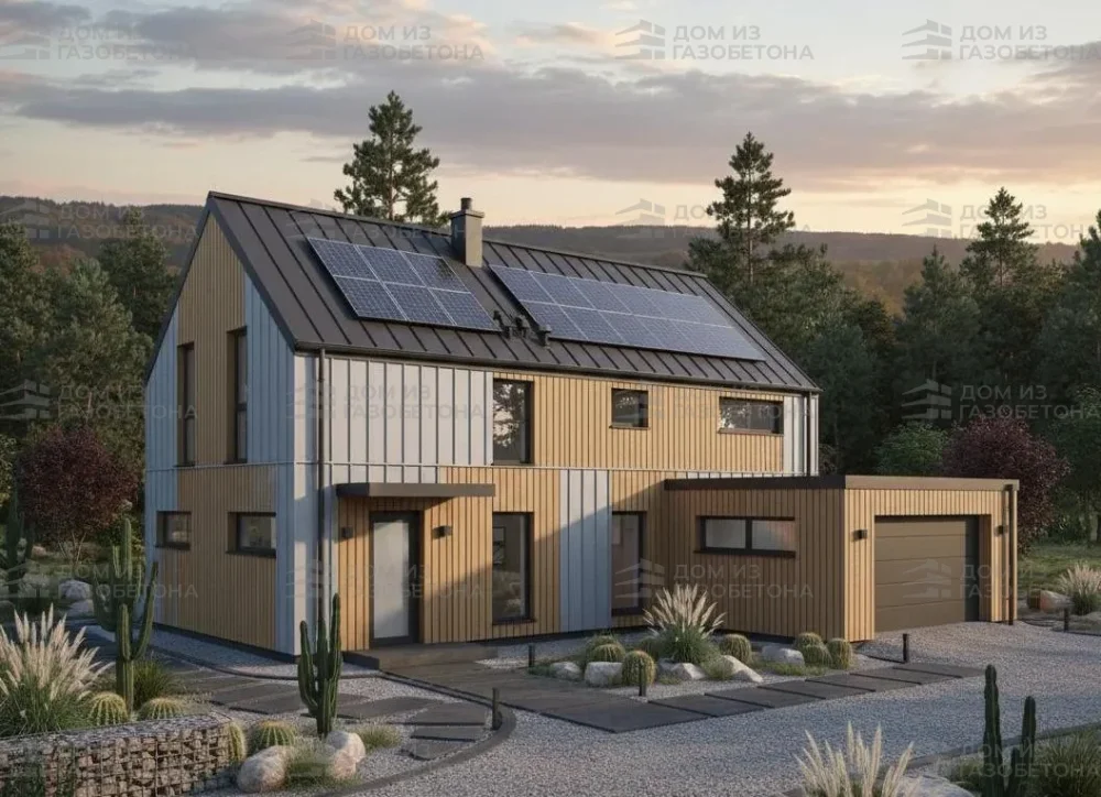 Проект Двухэтажный дом 15 на 10, 215 м2