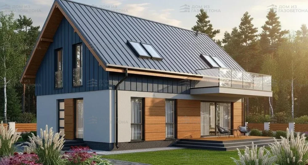 Проект Двухэтажный дом 16 на 10, 197 м2